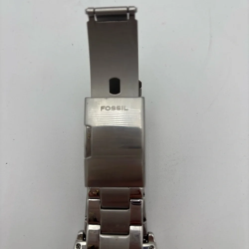 Fossil Stainless Steel Watch with White Face‎
